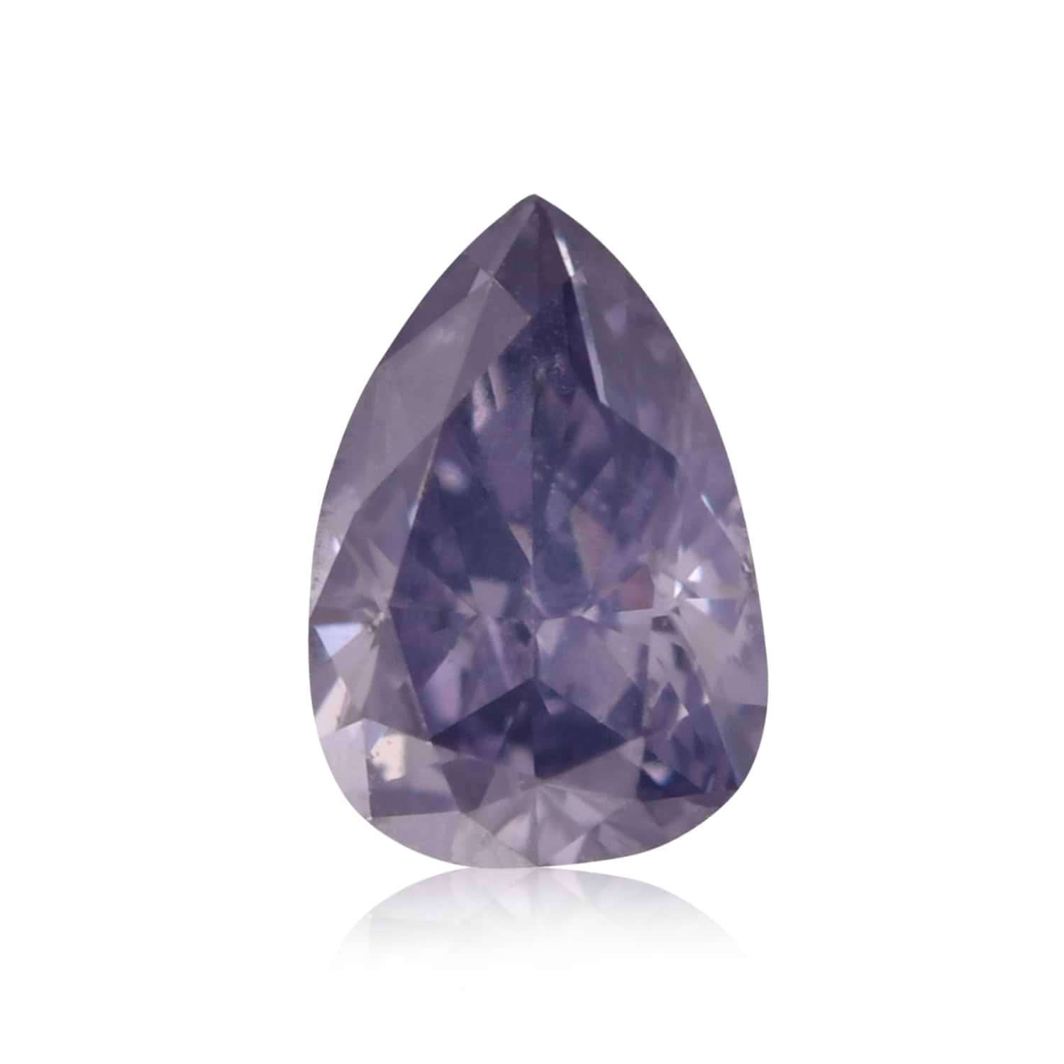 0.12 Carat Fancy Gray Violet Pear Diamond SI2 ARGYLE