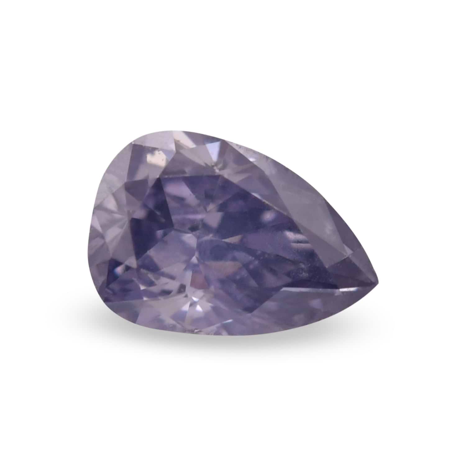 0.12 Carat Fancy Gray Violet Pear Diamond SI2 ARGYLE