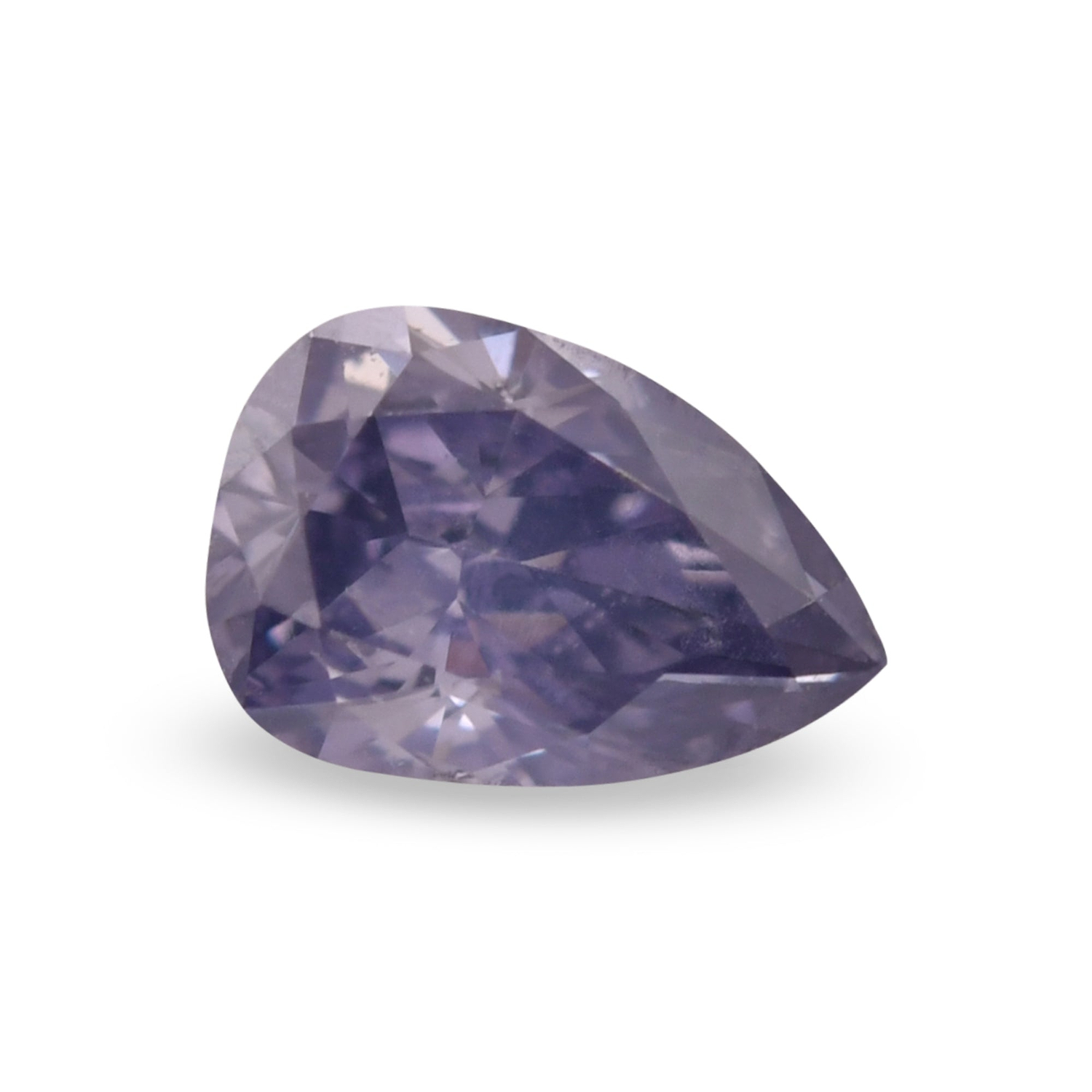 0.12 Carat Fancy Gray Violet Pear Diamond SI2 ARGYLE