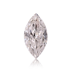0.55 Carat Faint Pinkish Brown Marquise Diamond SI2 GIA