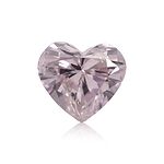 0.19 Carat Fancy Light Brown Pink HEART Diamond I2 GIA