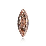 1.03 Carat Fancy Orange Brown Marquise Diamond VS2 GIA