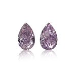 2.01 Carat Fancy Pink Purple Pear Diamonds SI2