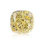 1.26 Carat Fancy Yellow Cushion Diamond VVS2 GIA