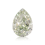0.80 Carat Fancy Yellowish Green Pear Diamond VS2 GIA