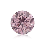 0.21 Carat Fancy Deep Purplish Pink Round Brillant Diamond I1 GIA