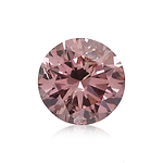 0.19 Carat Fancy Intense Pink Round Brillant Diamond I1 GIA