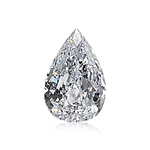 0.63 Carat Fancy Light Blue Pear Diamond SI2 GIA