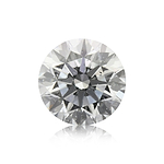 0.61 Carat Very Light Blue Round Brillant Diamond SI2 GIA
