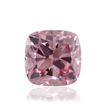 0.65 Carat Fancy Intense Pink Cushion Diamond VS1 GIA