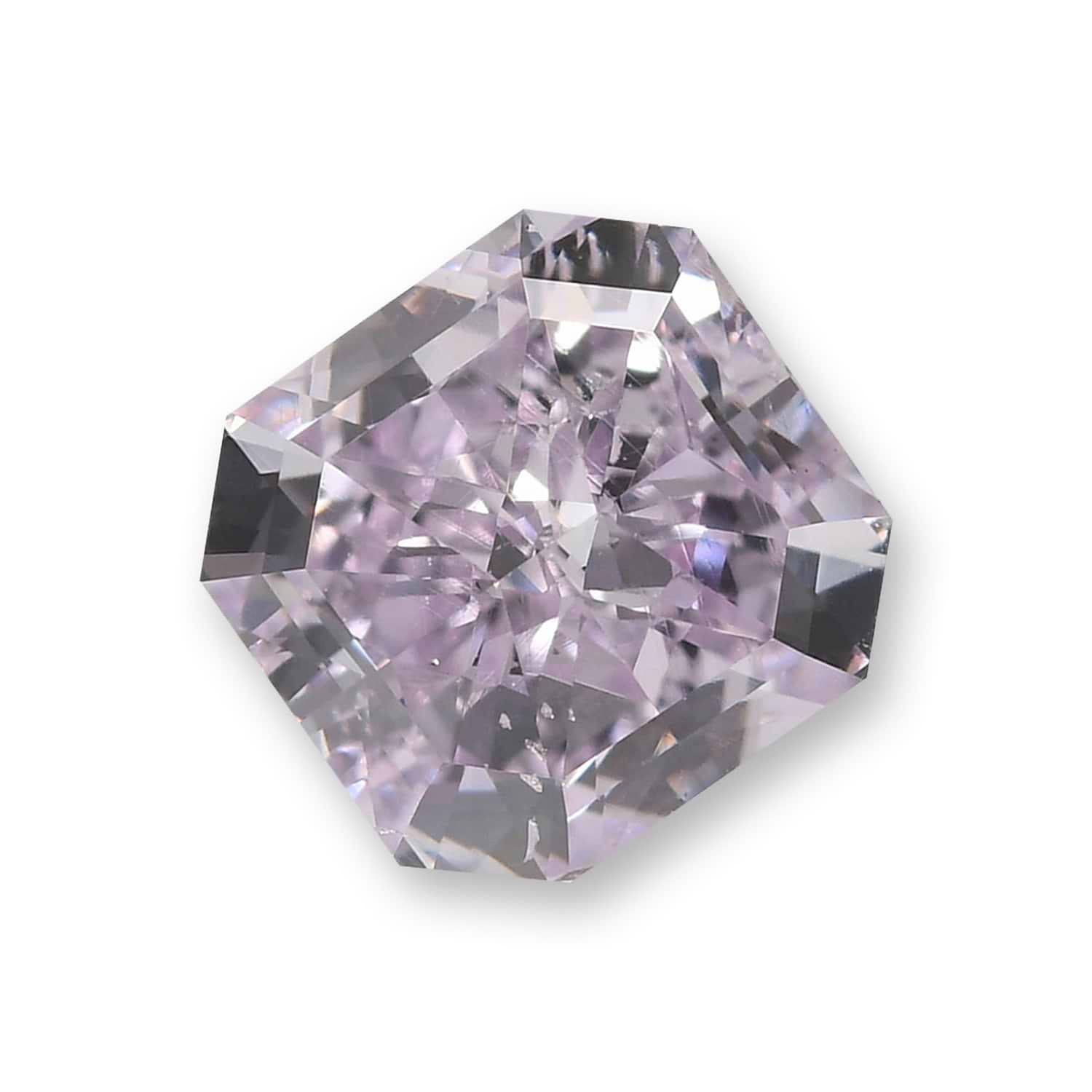 1.02 Carat Fancy Pinkish Purple Radiant Diamond SI1 GIA