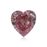 0.21 Carat Fancy Intense Pink HEART Diamond SI1 GIA