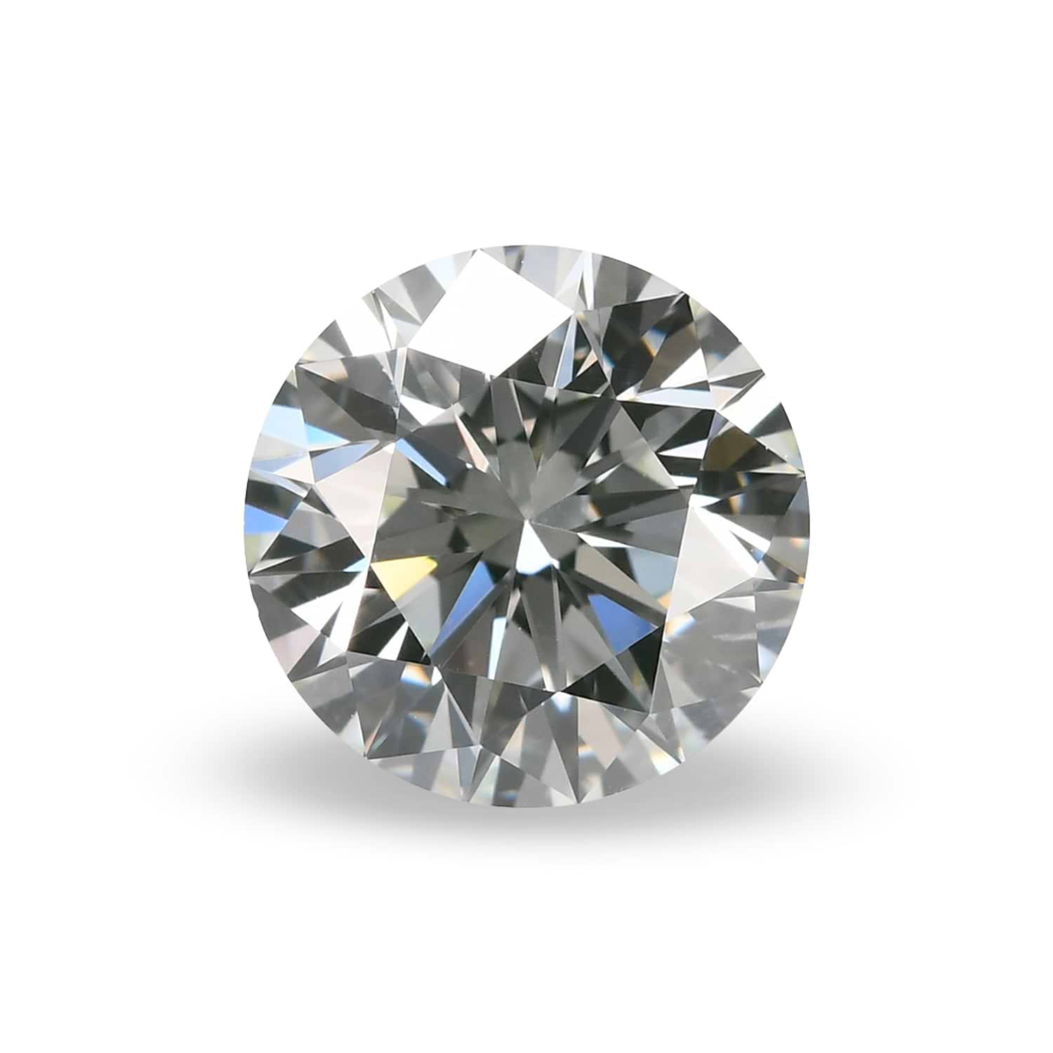 1.36 Carat Very Light Green Round Brillant Diamond VVS2 GIA
