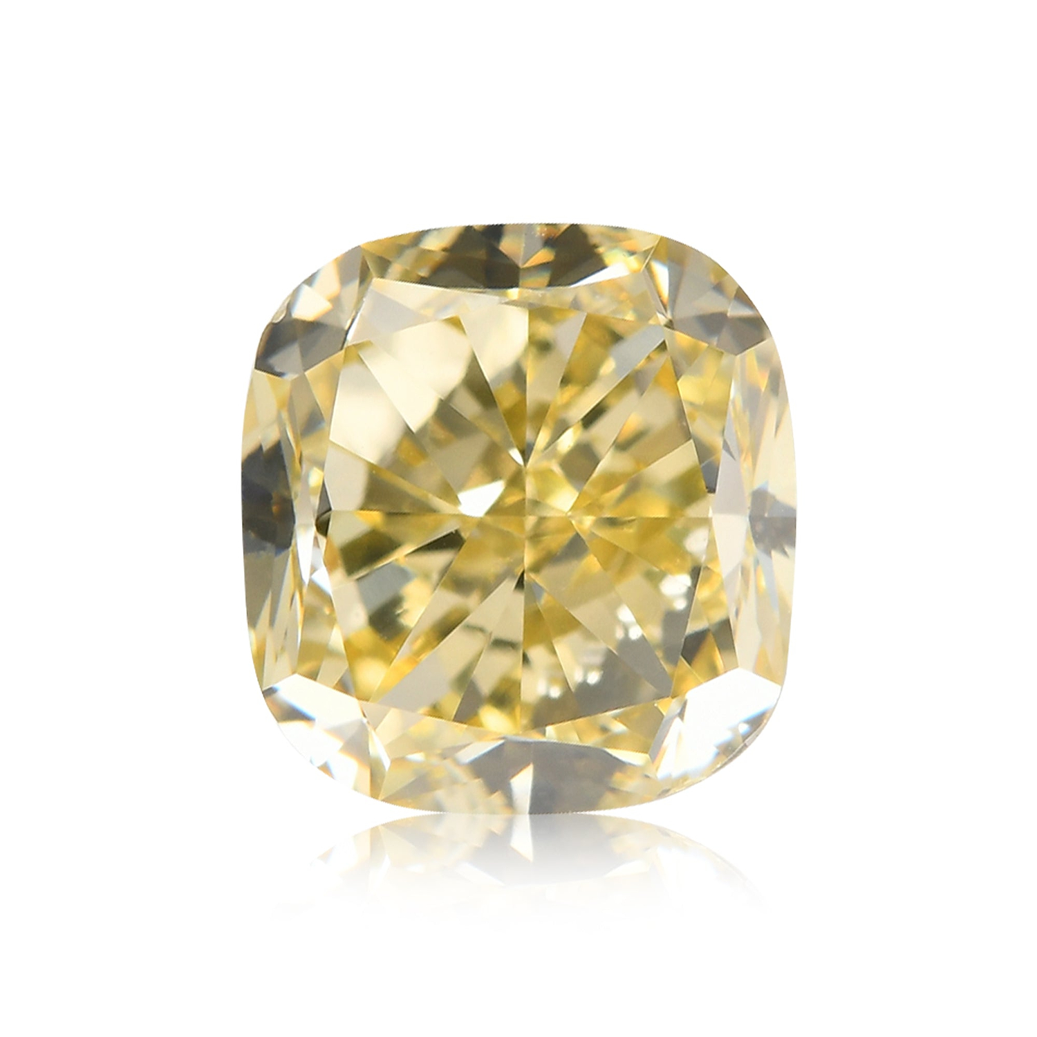 1.21 Carat Fancy Brownish Greenish Yellow Cushion Diamond VS2 GIA