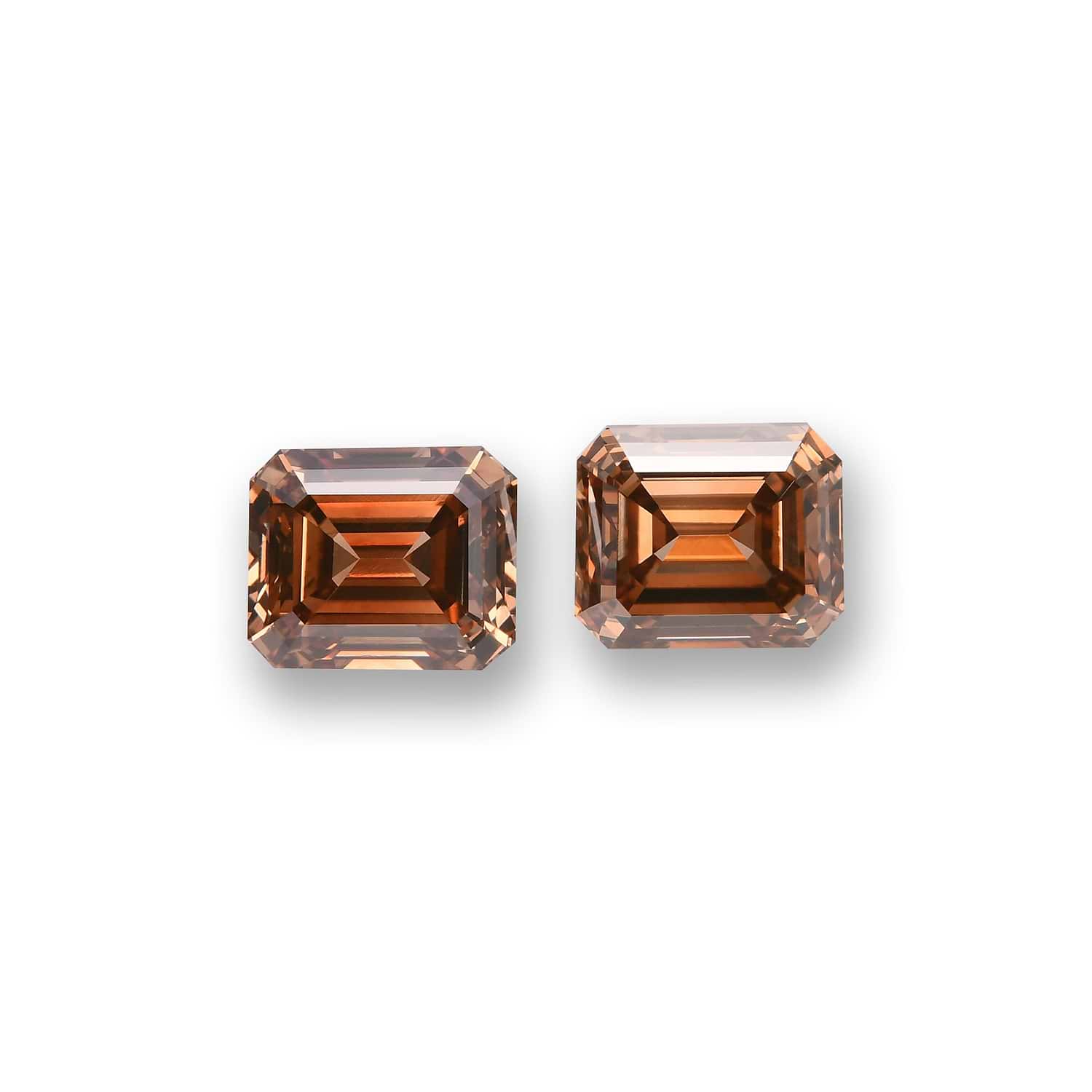 1.23 Carat Fancy Brown Emerald Diamonds (VS2)