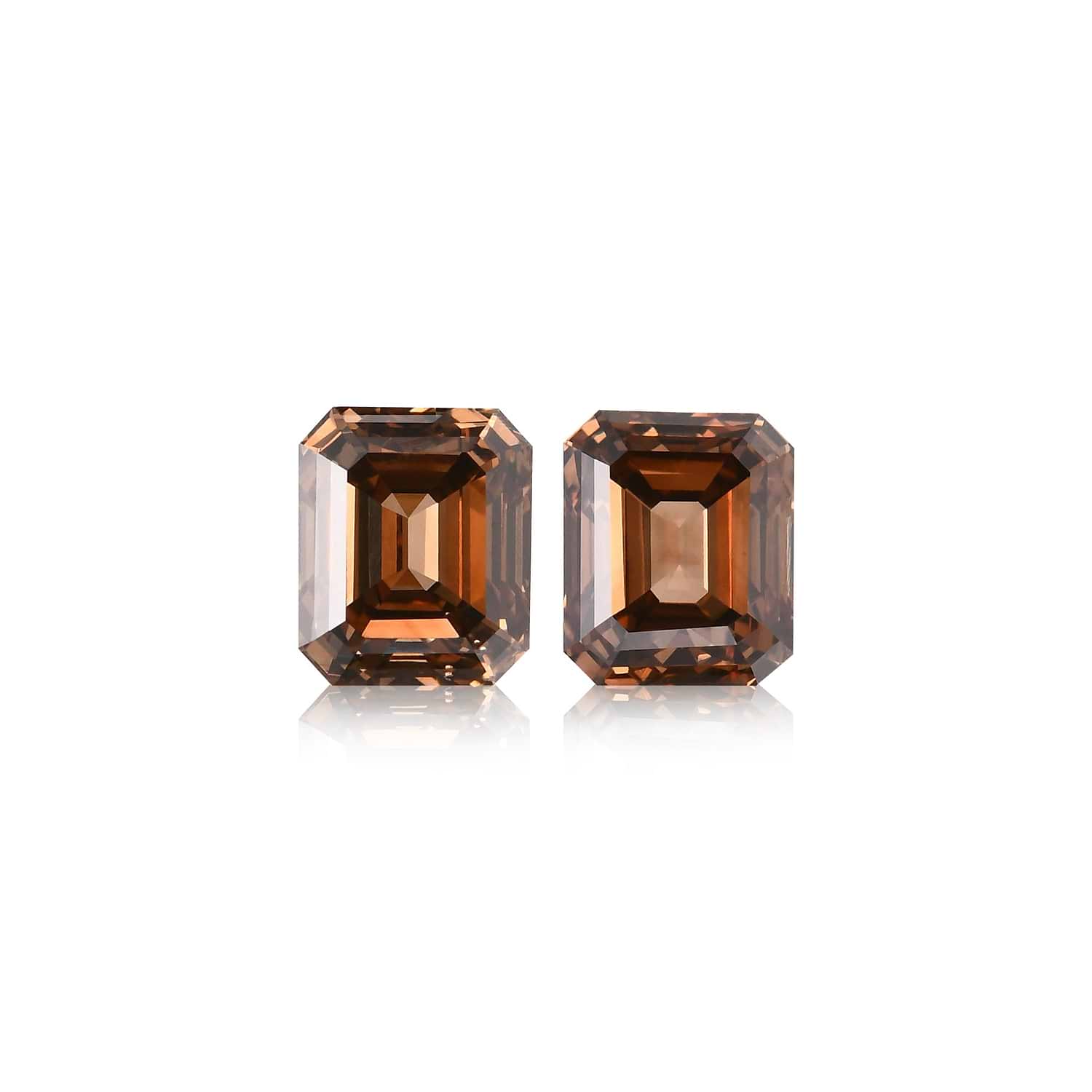1.00 Carat Fancy Brown Emerald Diamonds (VS2)