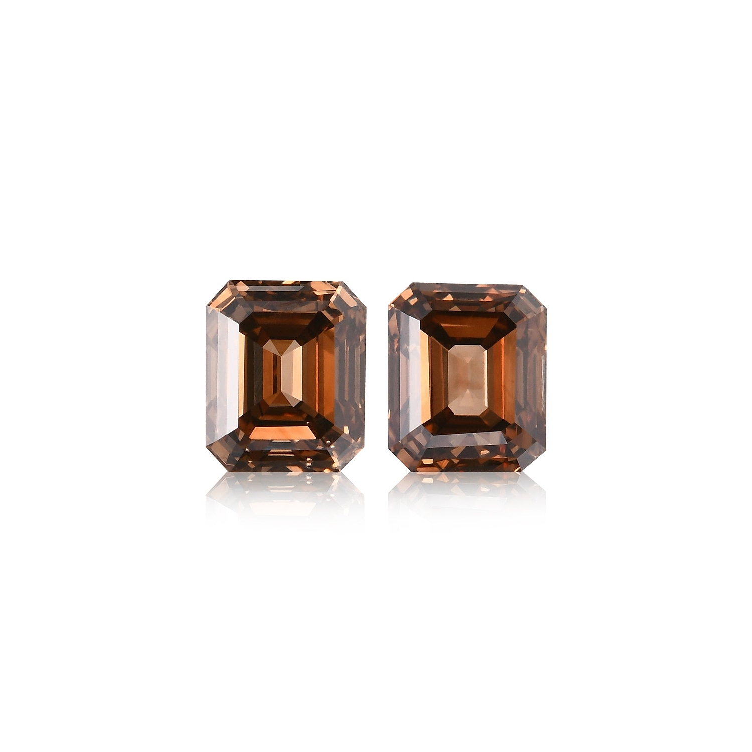 1.00 Carat Fancy Brown Emerald Diamonds (VS2)