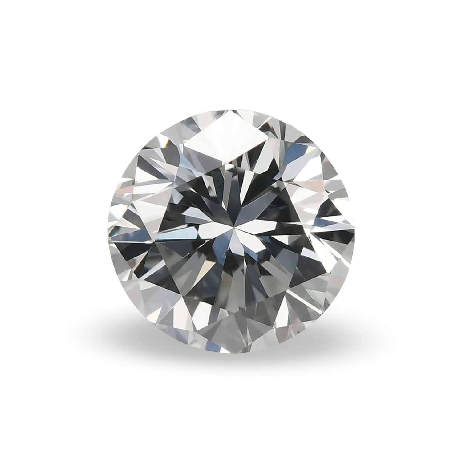 0.53 Carat Fancy Blue Gray Round Brilliant Diamond VS2 GIA