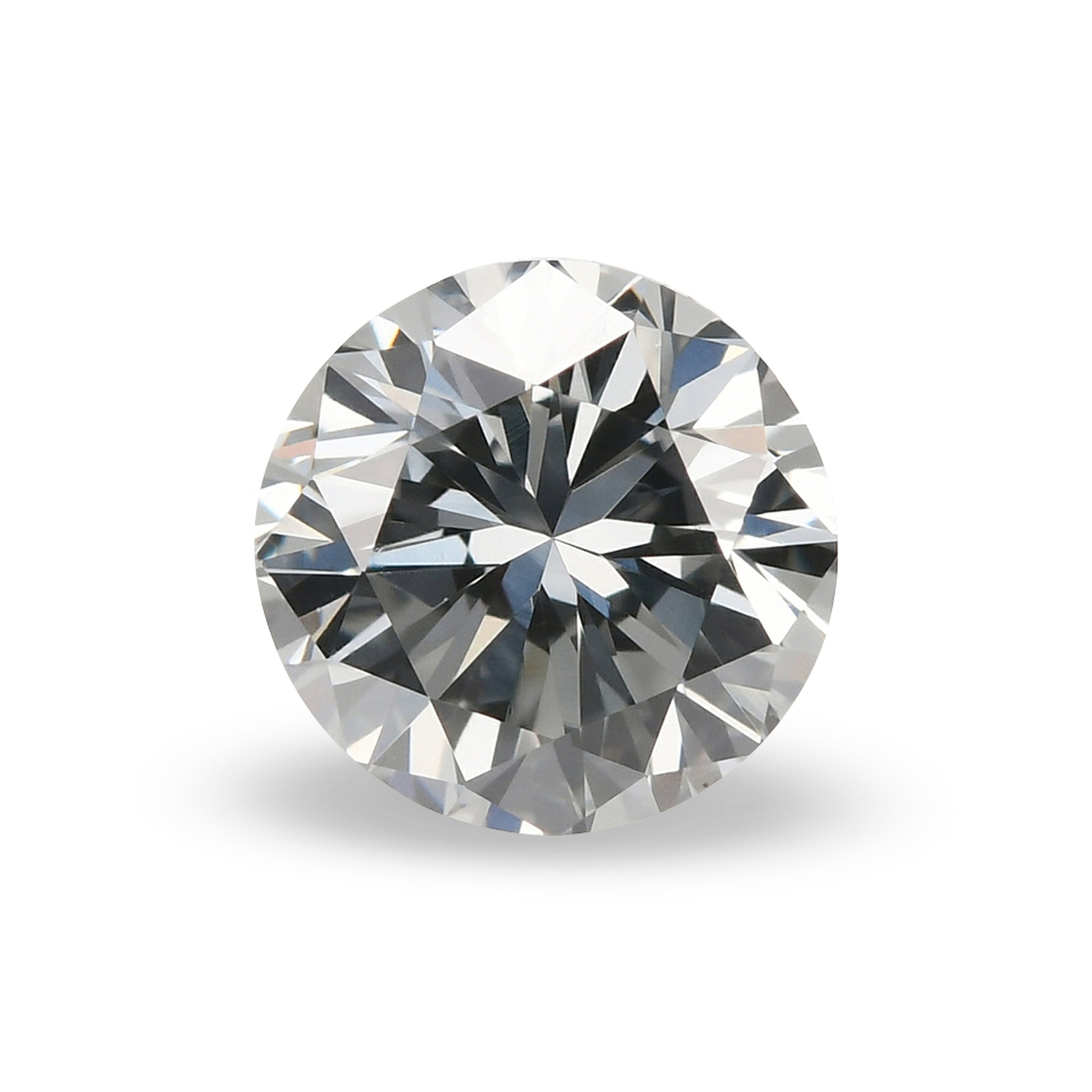 0.53 Carat Fancy Blue Gray Round Brilliant Diamond VS2 GIA