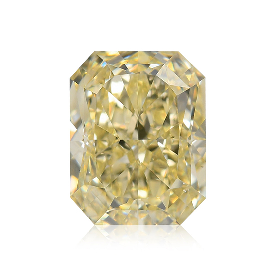 2.02 Carat Fancy Light Yellow Radiant Diamond SI1 GIA