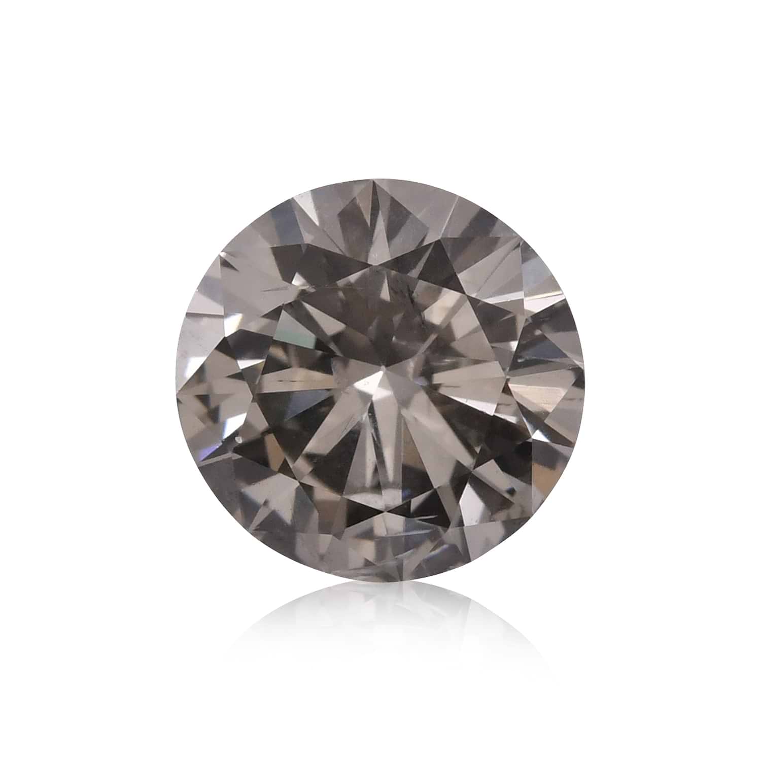 1.89 Carat Light Gray Round Brilliant Diamond I1 GIA