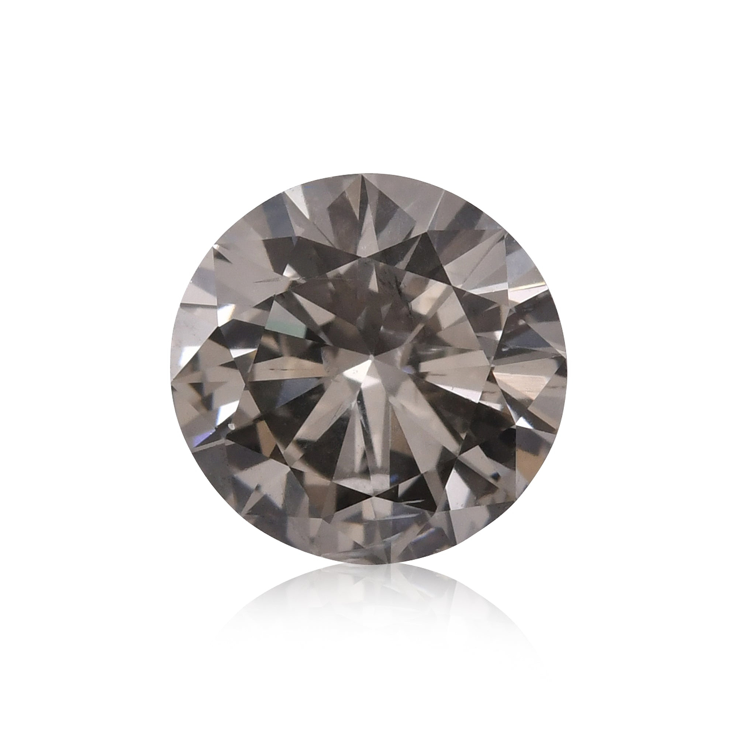 1.89 Carat Light Gray Round Brilliant Diamond I1 GIA