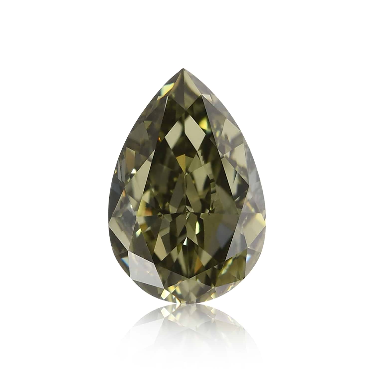 1.54 Carat Chameleon Pear Diamond VVS1 GIA