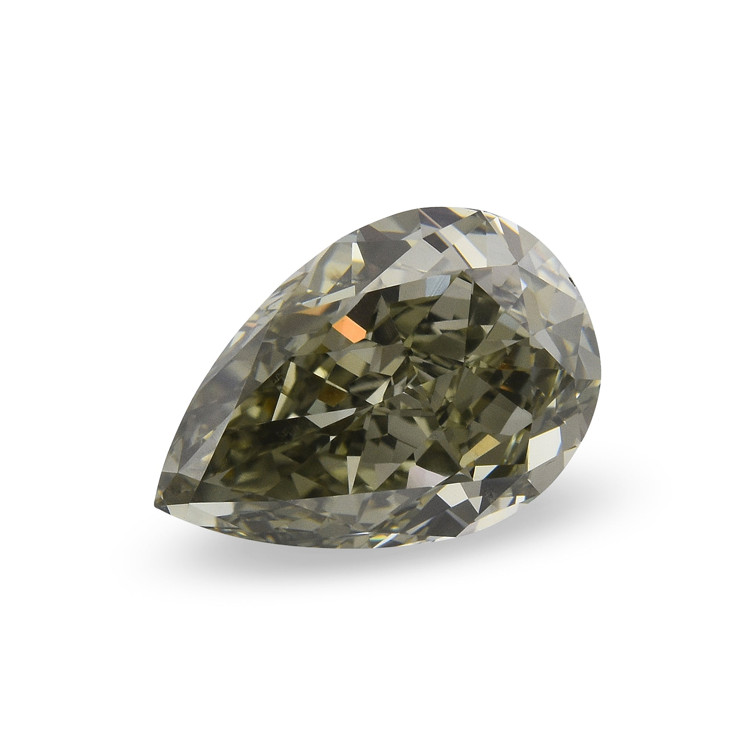 2.30 Carat Chameleon Pear Diamond VS2 GIA