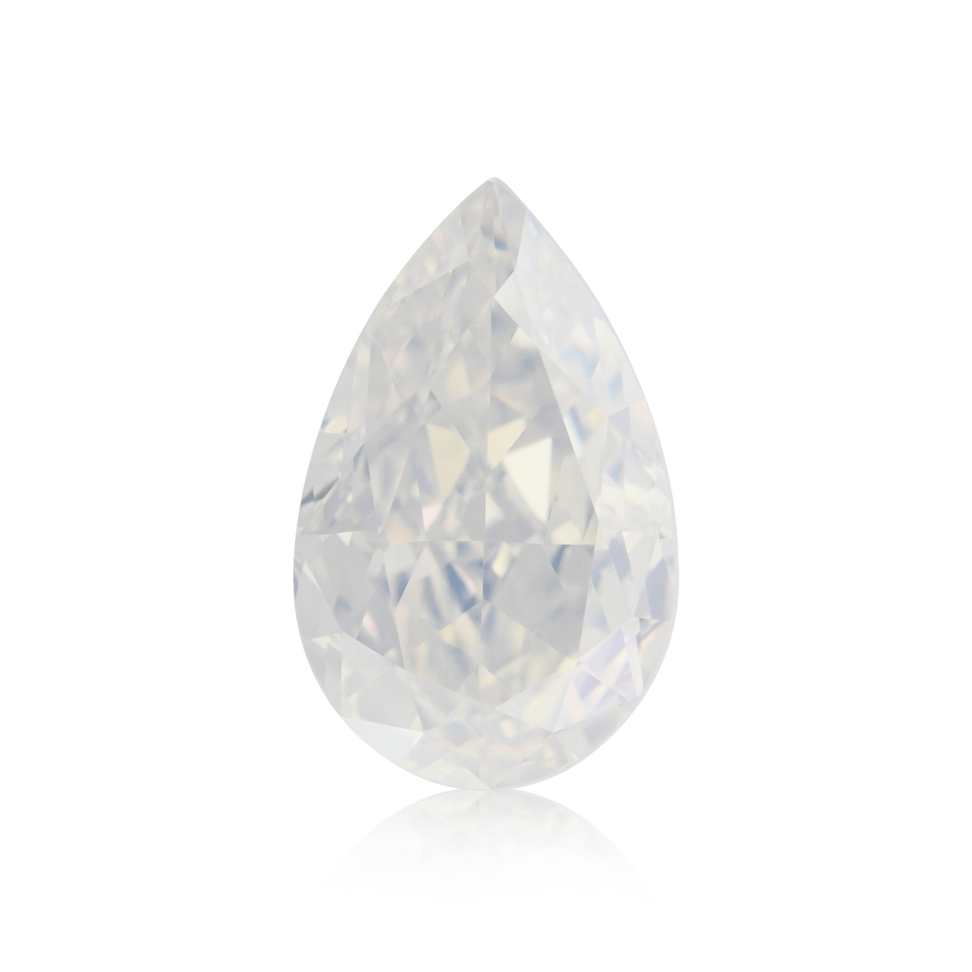 1.05 Carat Fancy White Pear Diamond I1 GIA