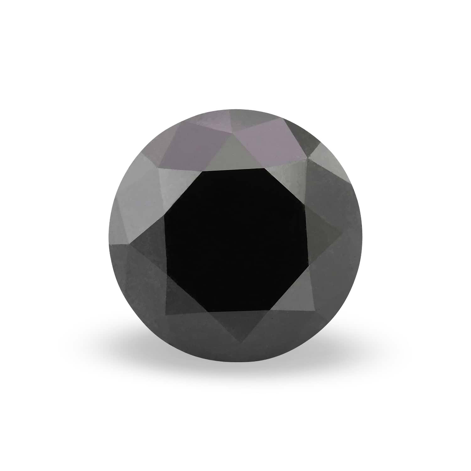 3.26 Carat Fancy Black Round Brilliant Diamond GIA