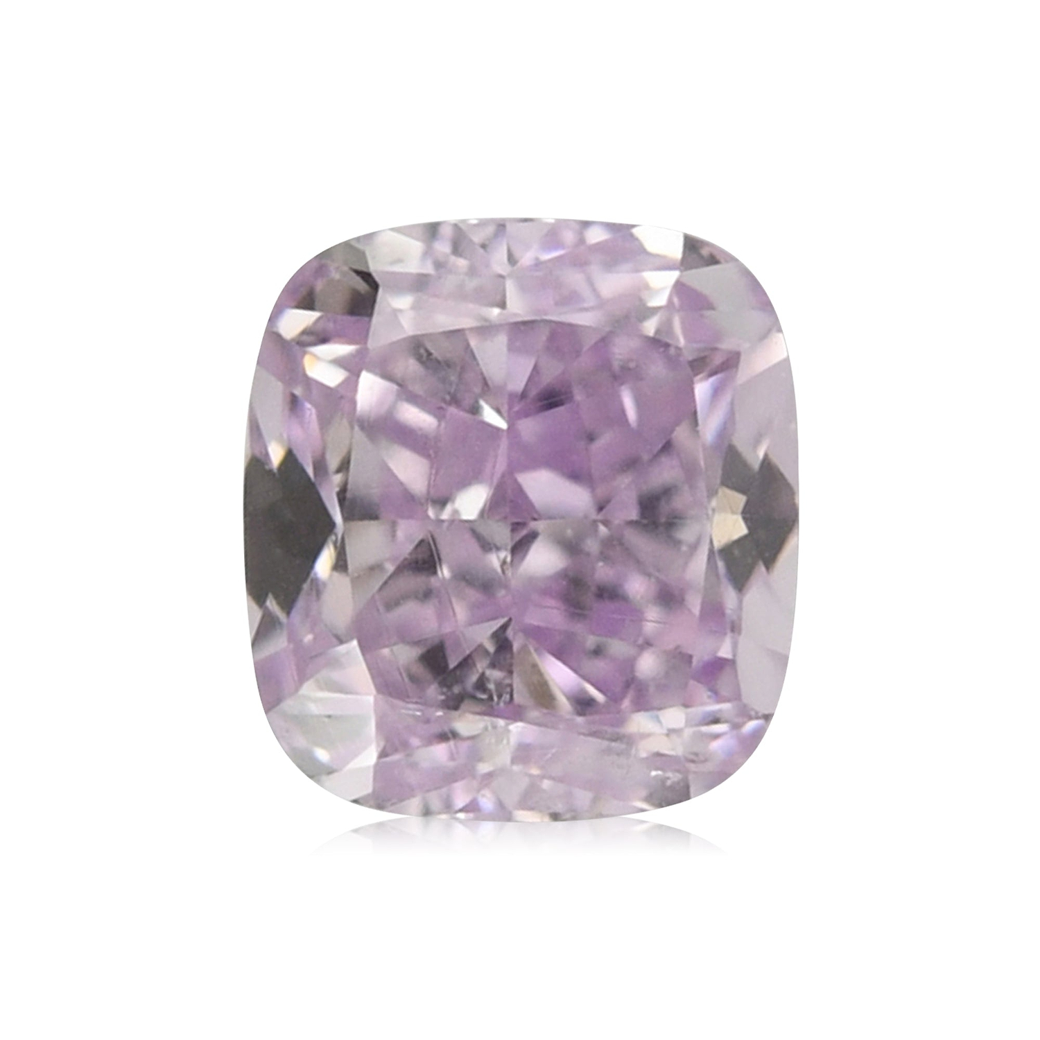 0.37 Carat Fancy Intense Purple Cushion Diamond SI2 GIA