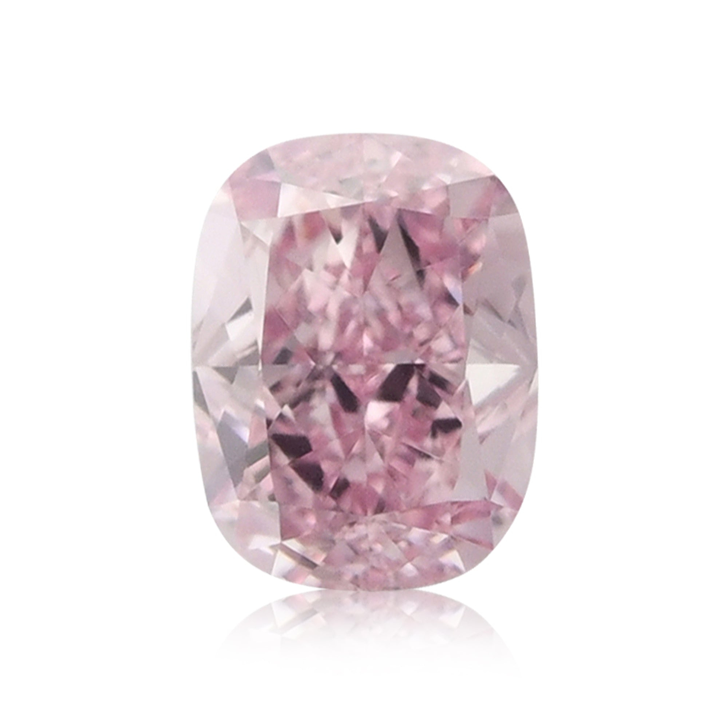 0.32 Carat Fancy Intense Purplish Pink Cushion Diamond VVS1 GIA