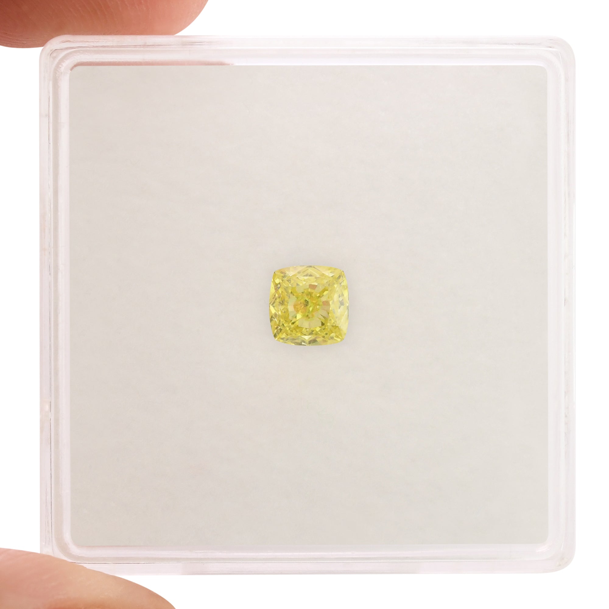 0.40 ct Fancy Intense Yellow GIA 天然 イエロー ダイヤモンド