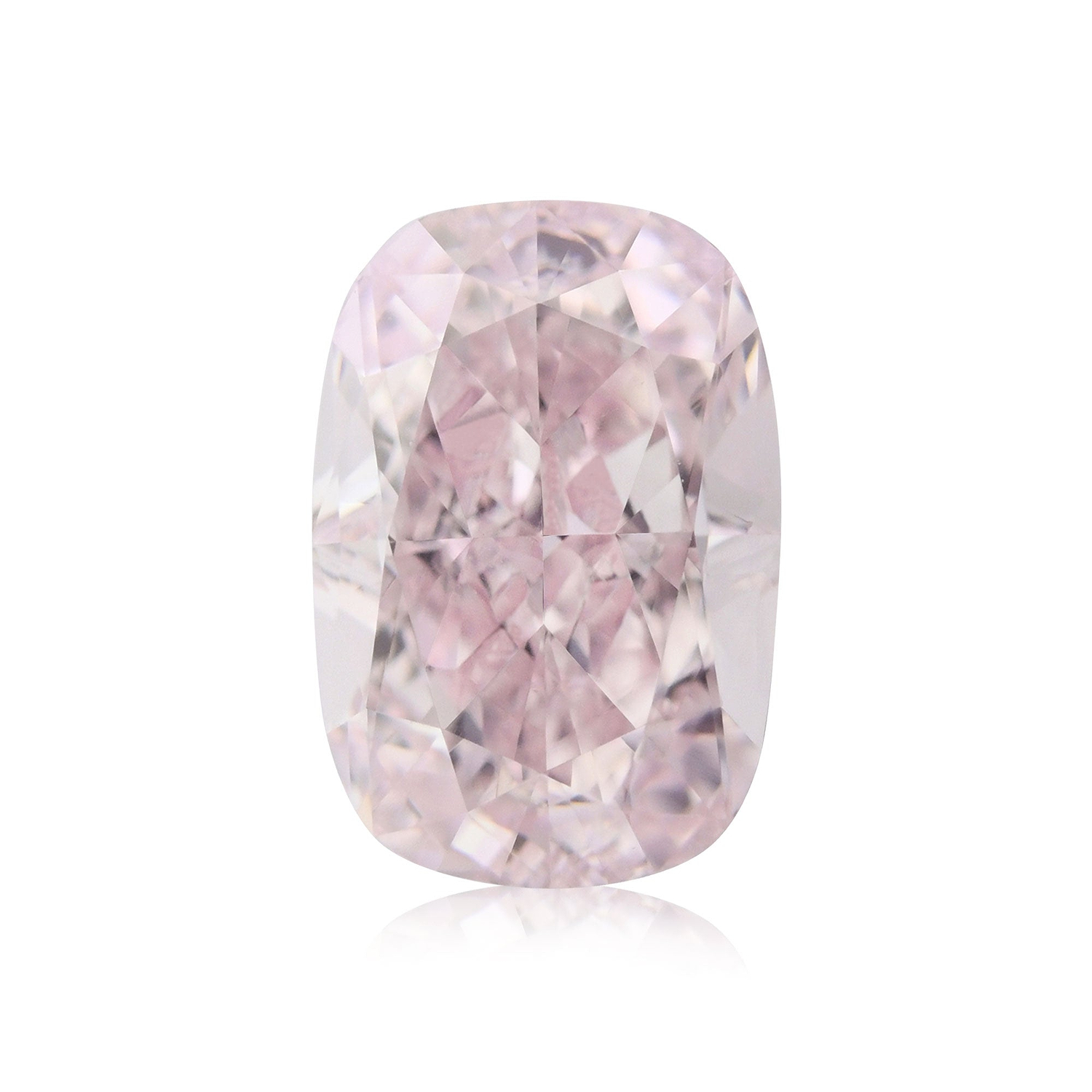 1.32 Carat Fancy Pink Cushion Diamond IF GIA