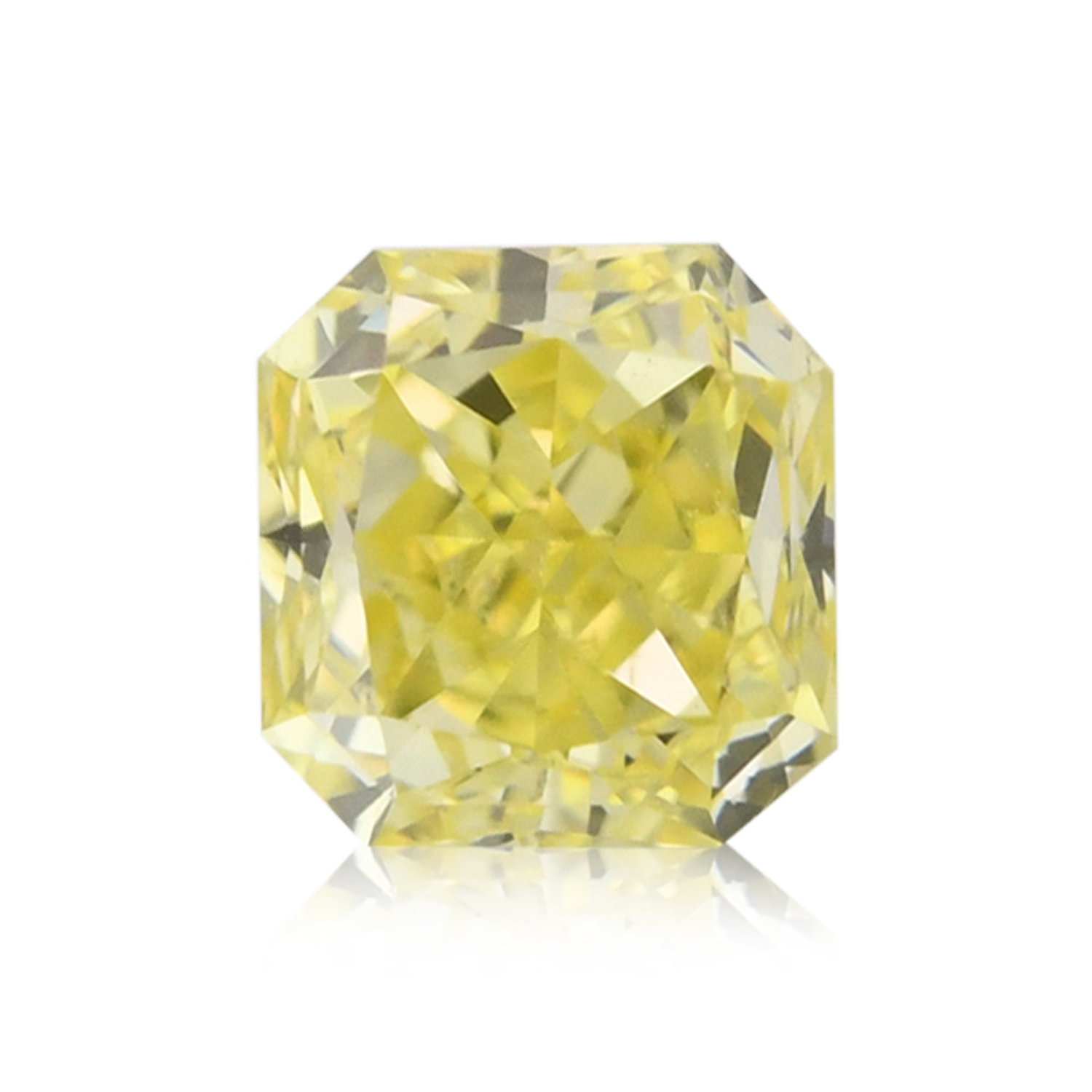 0.35 Carat Fancy Yellow Radiant Diamond (VS2)