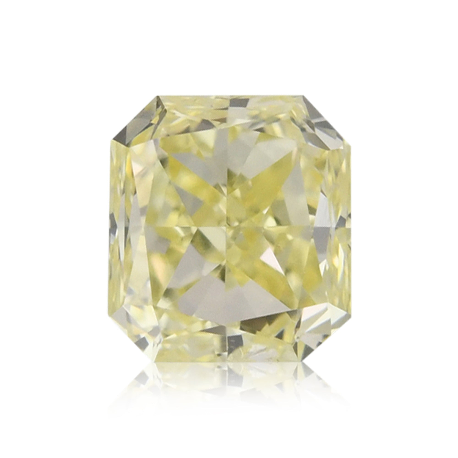 0.38 Carat Fancy Yellow Radiant Diamond (VS2)