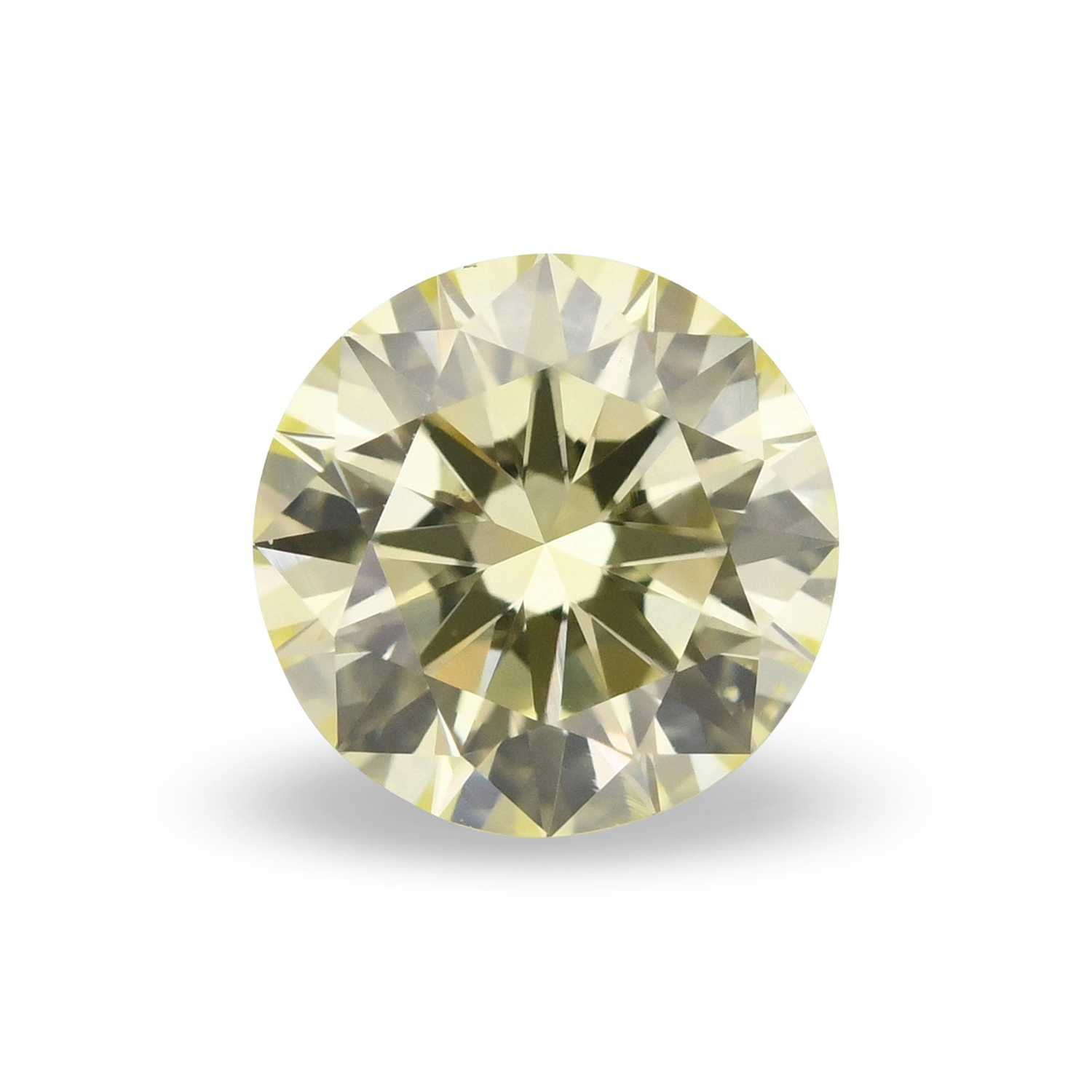 0.81 Carat Y-Z Round Brillant Diamond SI1 GIA
