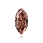 0.30 Carat Fancy Intense Orangy Pink Marquise Diamond I1 GIA