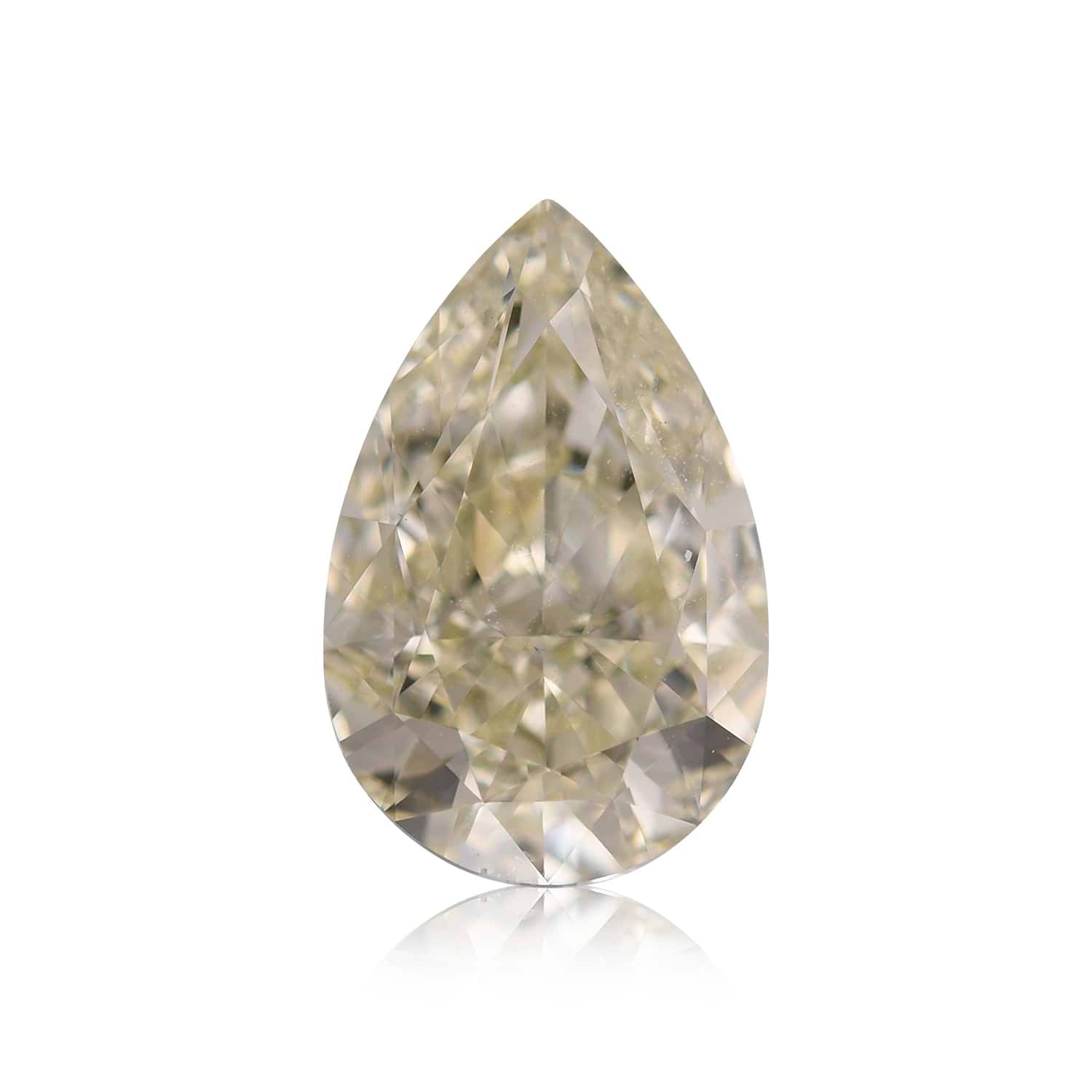 3.07 Carat U-V Pear Diamond VS2 GIA