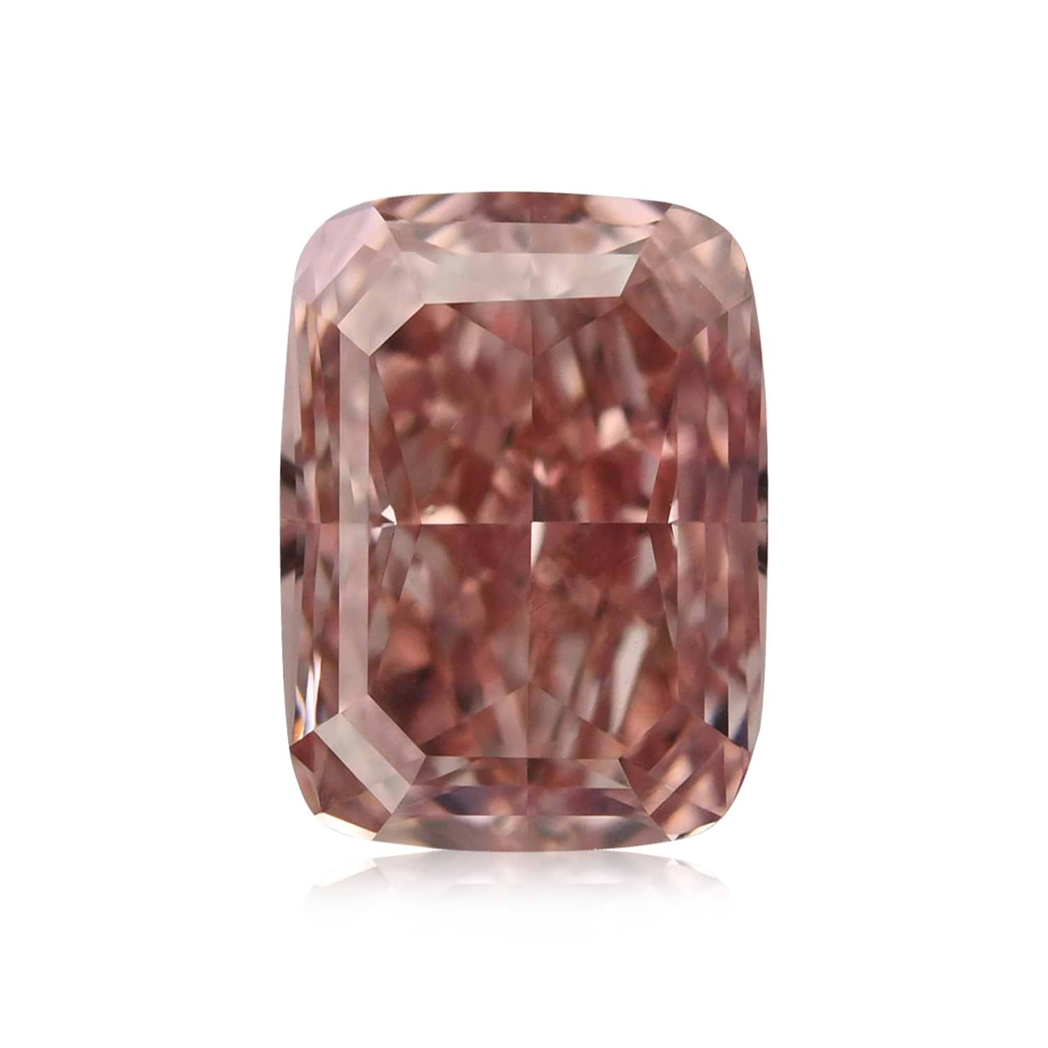 0.87 Carat Fancy Intense Pink Cushion Diamond VVS2 GIA
