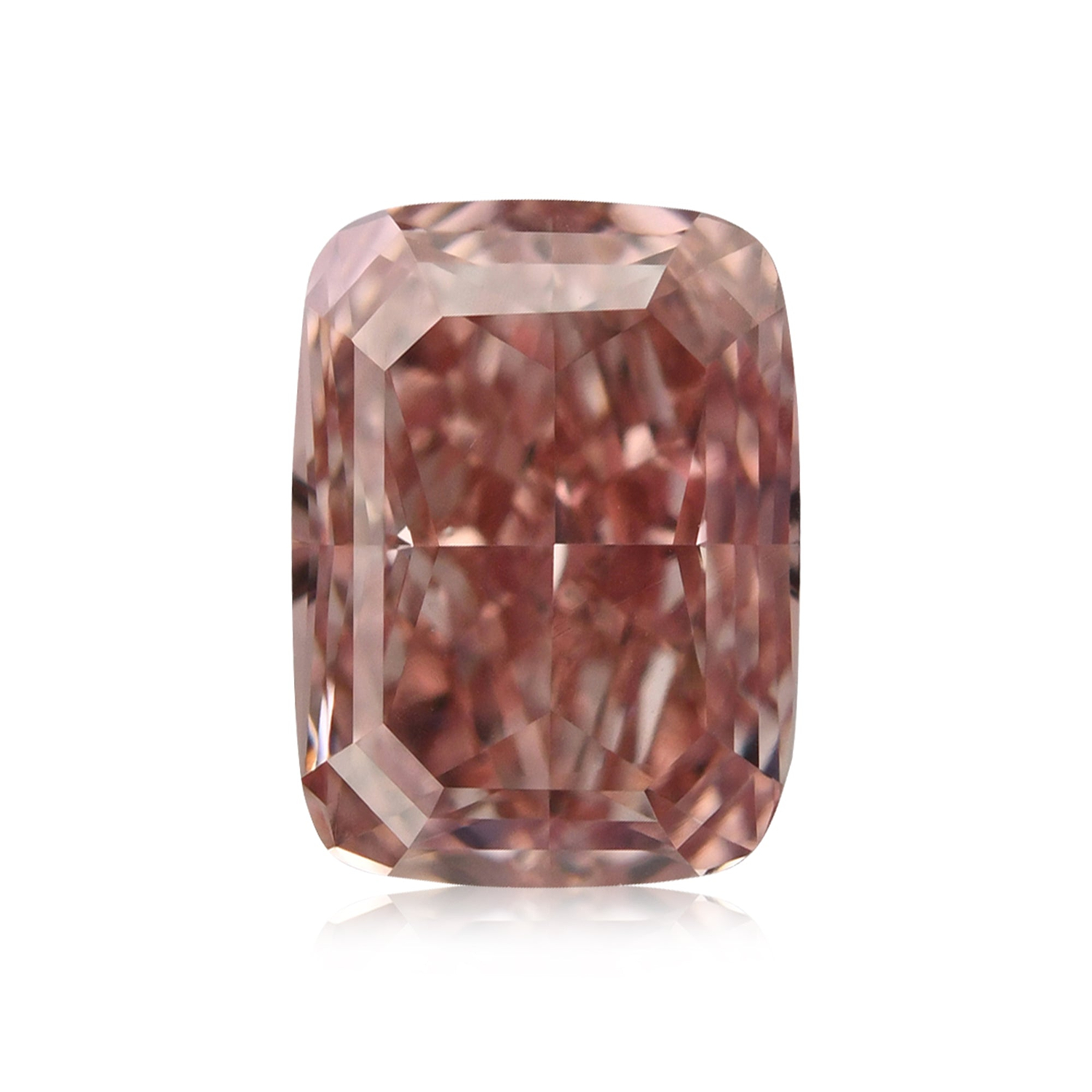 0.87 Carat Fancy Intense Pink Cushion Diamond VVS2 GIA