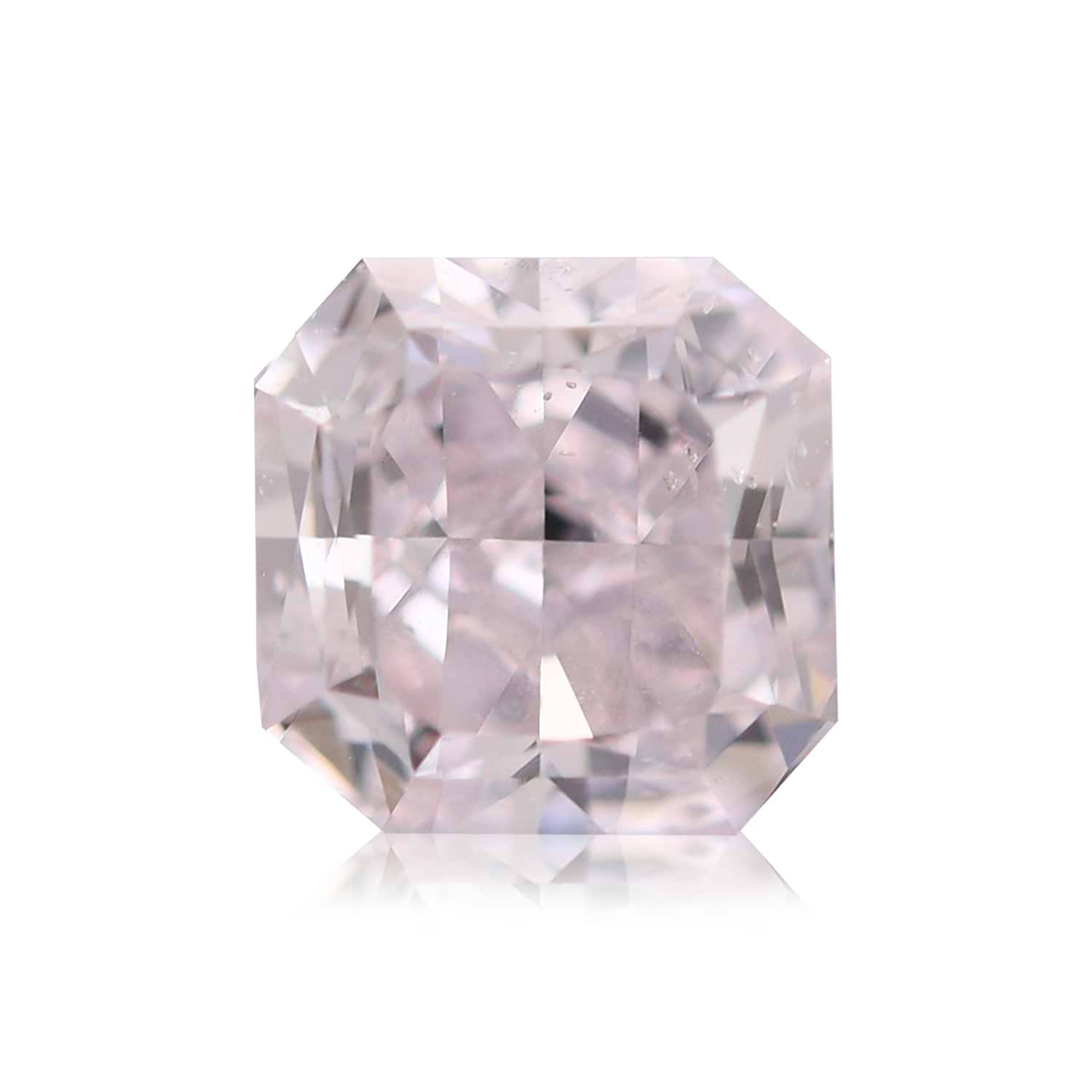 0.31 Carat Faint Pink Radiant Diamond SI2 GIA