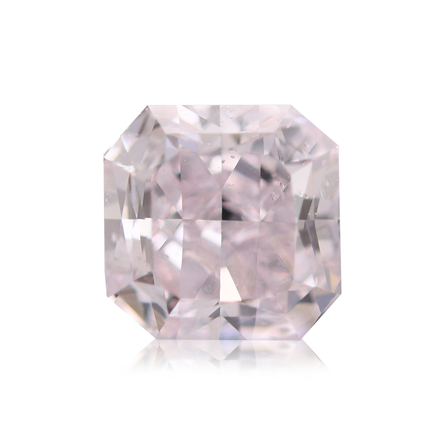 0.31 Carat Faint Pink Radiant Diamond SI2 GIA