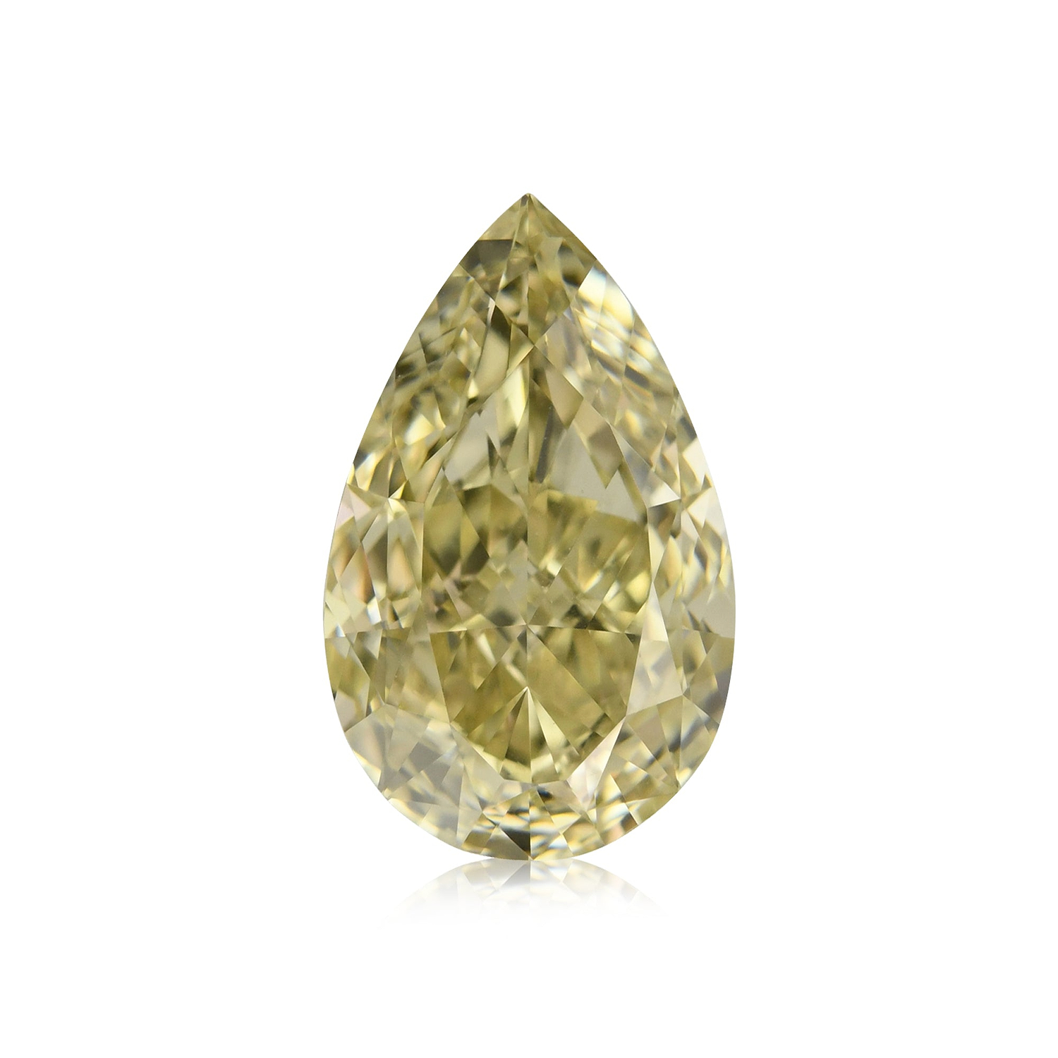 2.50 Carat Fancy Brownish Yellow Pear Diamond VS2 GIA