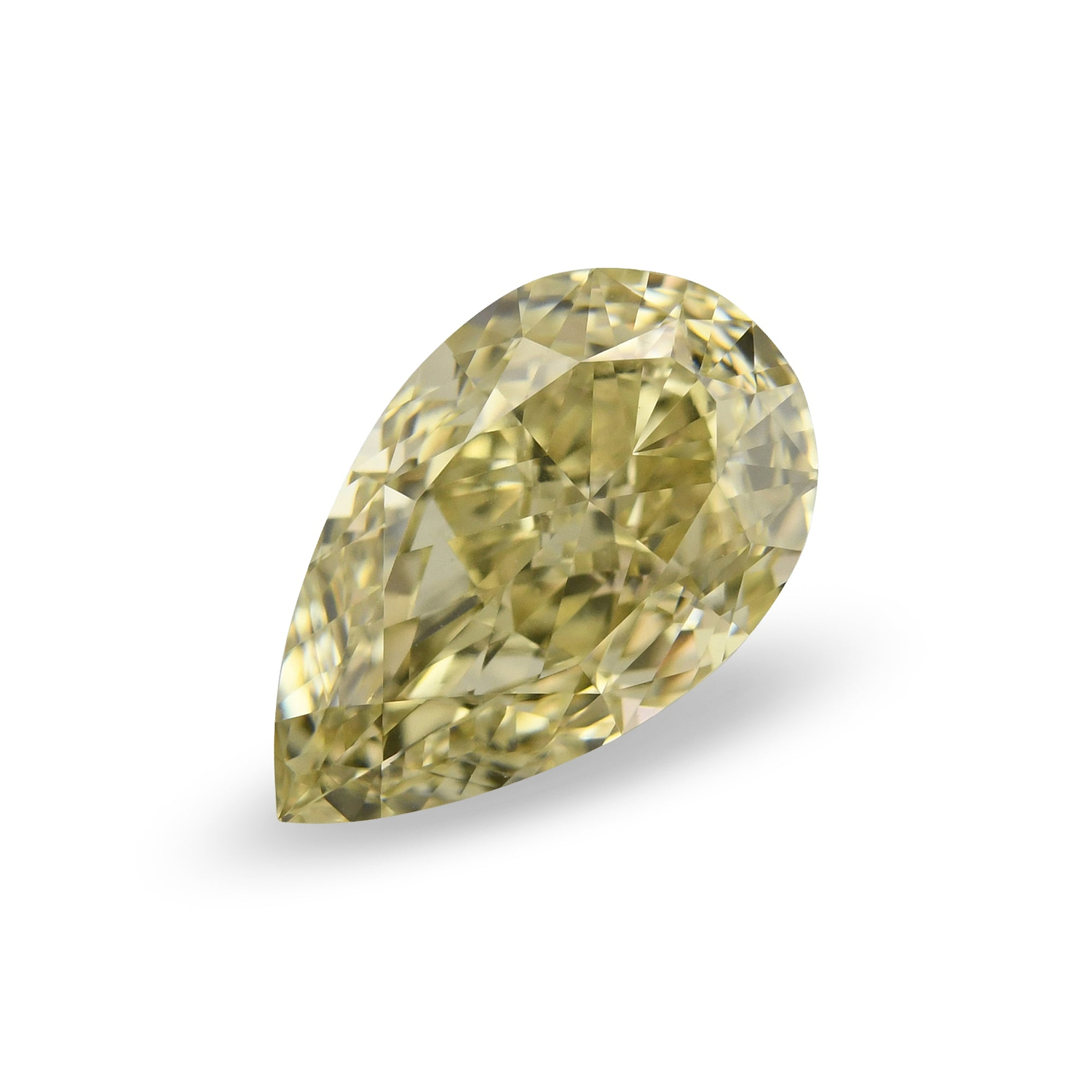 2.50 Carat Fancy Brownish Yellow Pear Diamond VS2 GIA