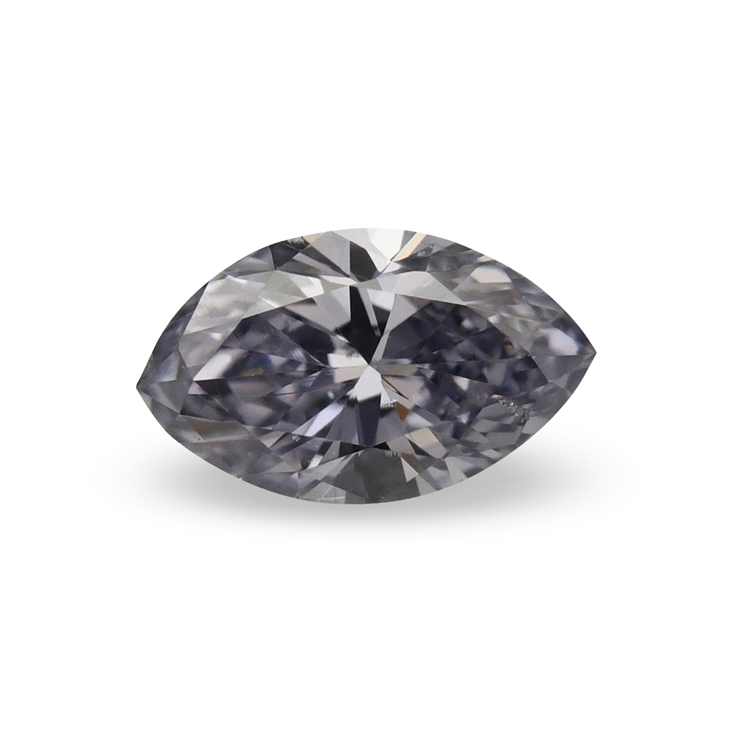 0.18 Carat Fancy Gray Violet Marquise Diamond SI1 GIA