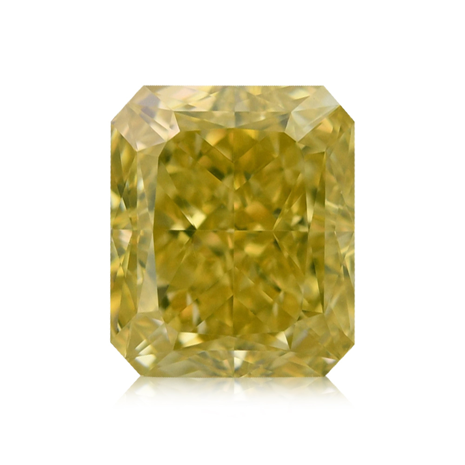 1.21 Carat Fancy Deep Yellow Radiant Diamond VS1 GIA