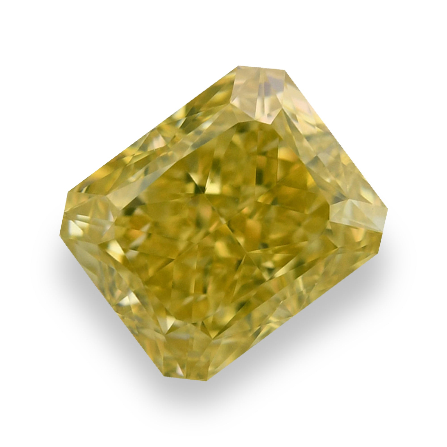 1.21 Carat Fancy Deep Yellow Radiant Diamond VS1 GIA