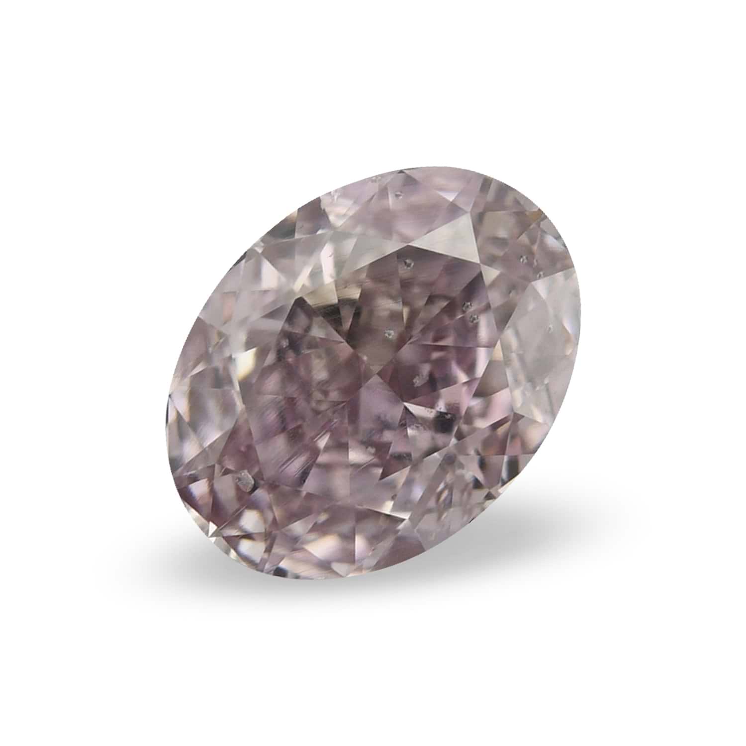 1.35 Carat Fancy Brownish Purplish Pink Oval Diamond SI2 GIA