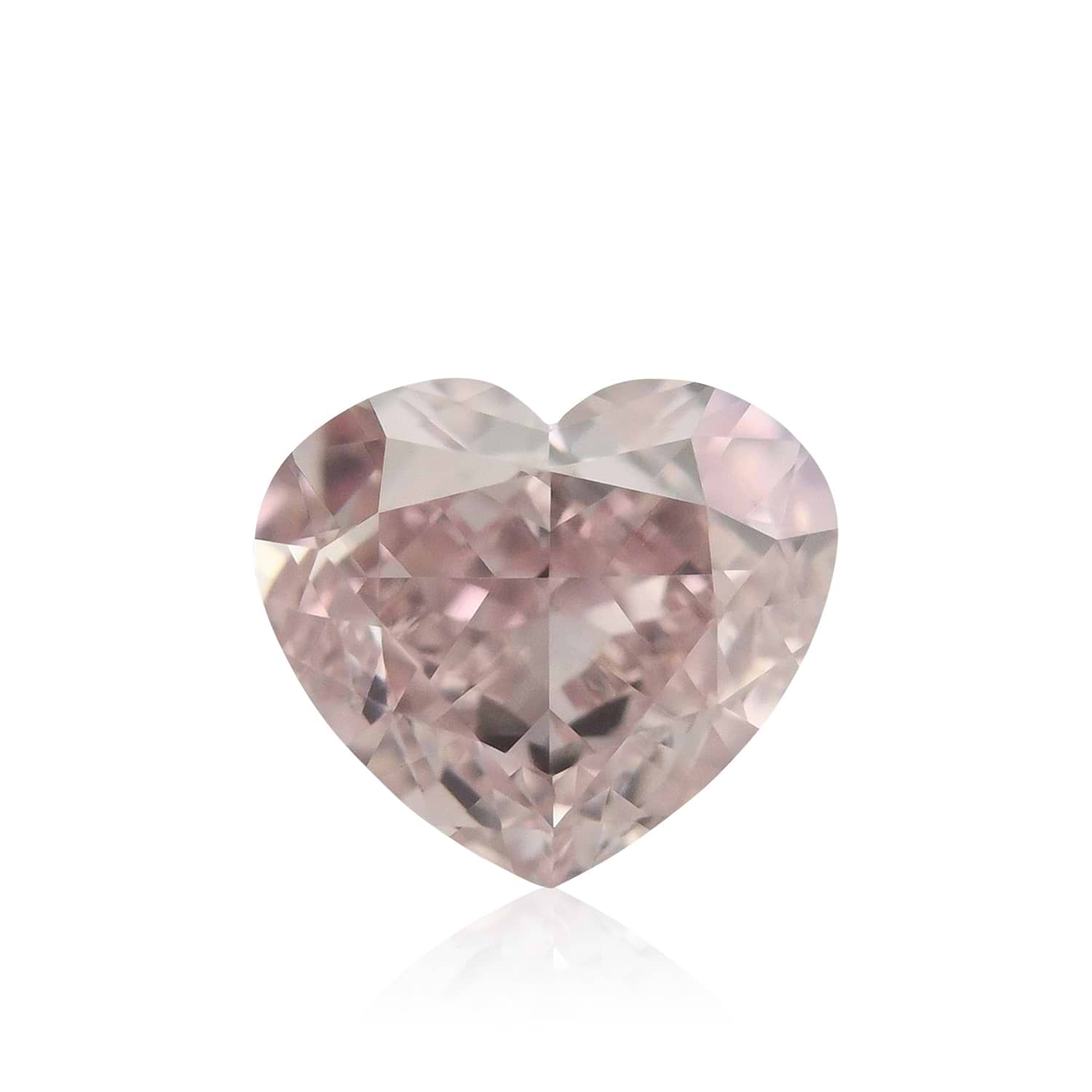 0.74 Carat Fancy Pink HEART Diamond VS2 GIA
